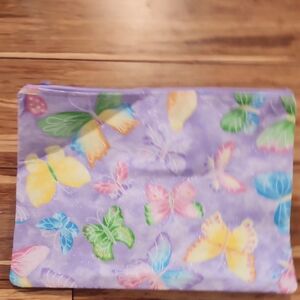 Colorful Butterfly Print Pouch